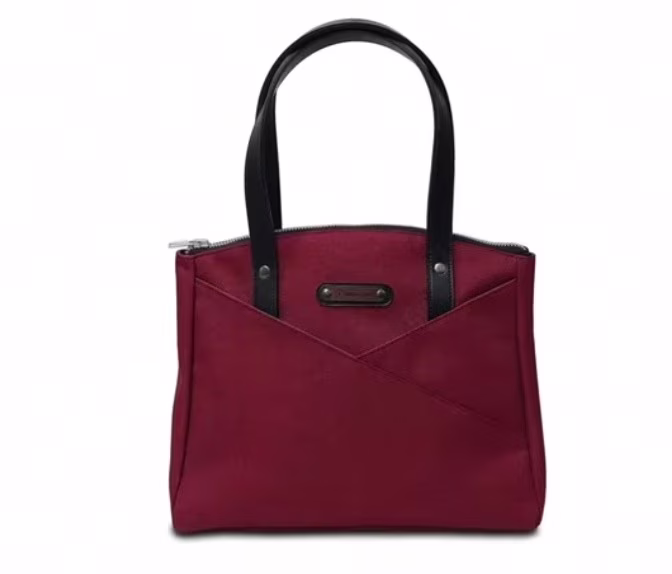 女式织物商务购物袋的图案 - 1