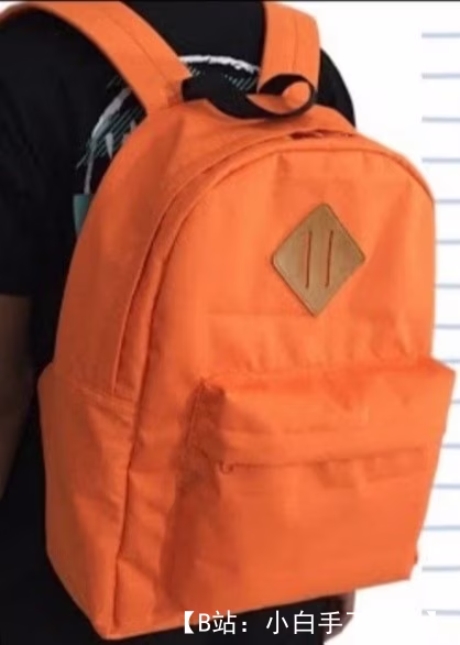 织物学校背包的图案 - 3