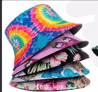 不同尺寸布料巴拿马帽的图案选择 - 2