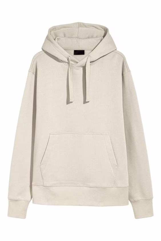 女式超大落肩连帽衫，尺码从 34 到 54 - 1