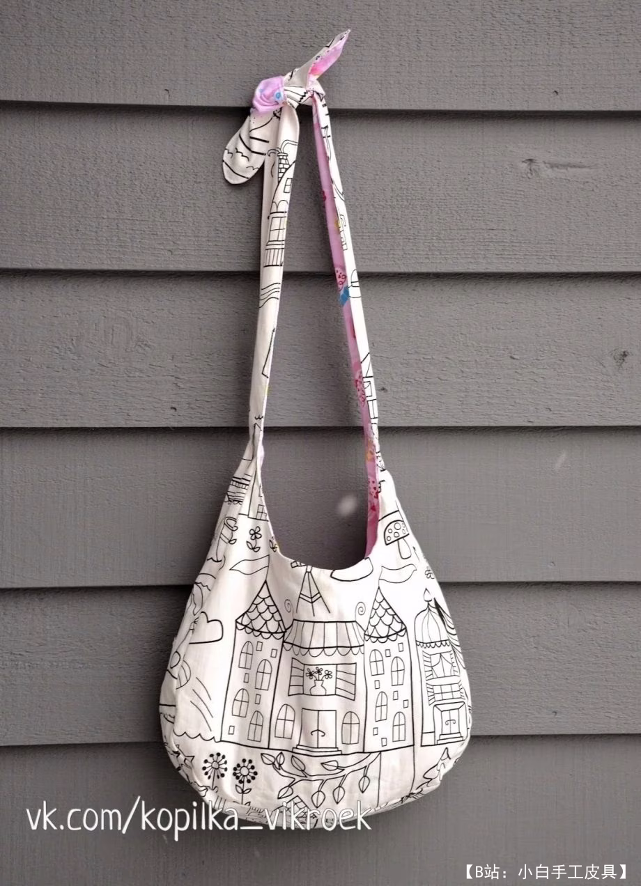 图案布料简约沙滩包 - 1