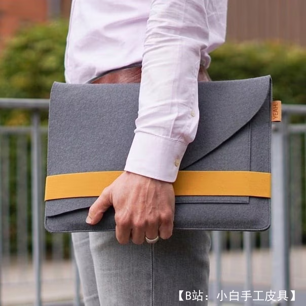 毛毡笔记本电脑文件夹盒的图案 - 2