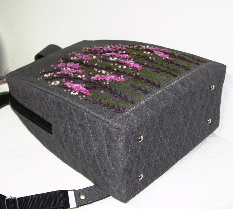 刺绣布背包图案 - 3