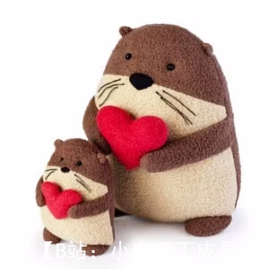 软玩具水獭的图案 - 1