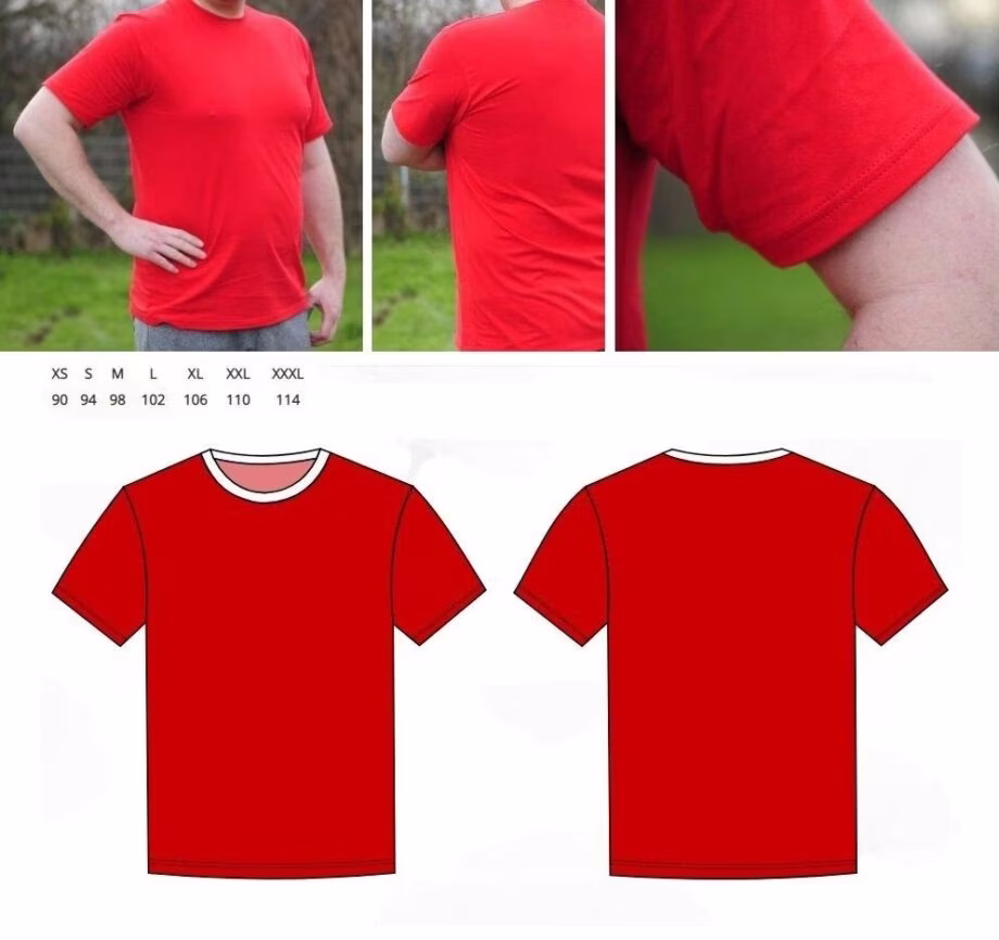 图案面料经典男式T恤 - 1