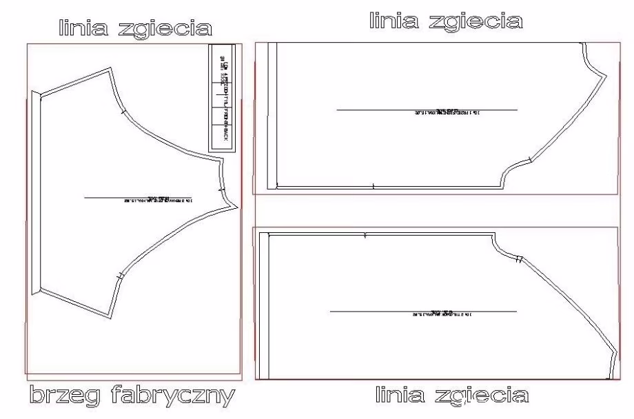 男士插肩袖 T 恤图案 - 3