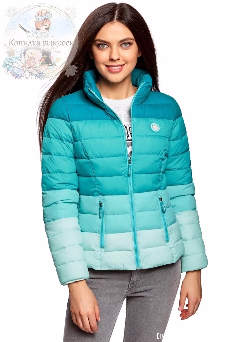 女式保暖夹克图案尺寸 34 - 52（欧元） - 1