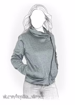 女式运动衫图案 - 1