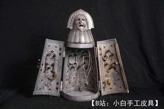 “铁处女”形式的皮革首饰盒图案（勃兰登堡少女/纽伦堡少女） - 1