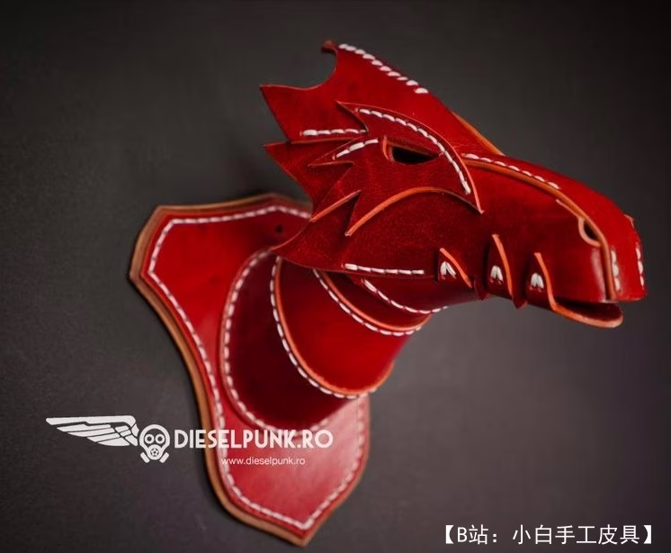 内墙皮革龙头图案 - 2