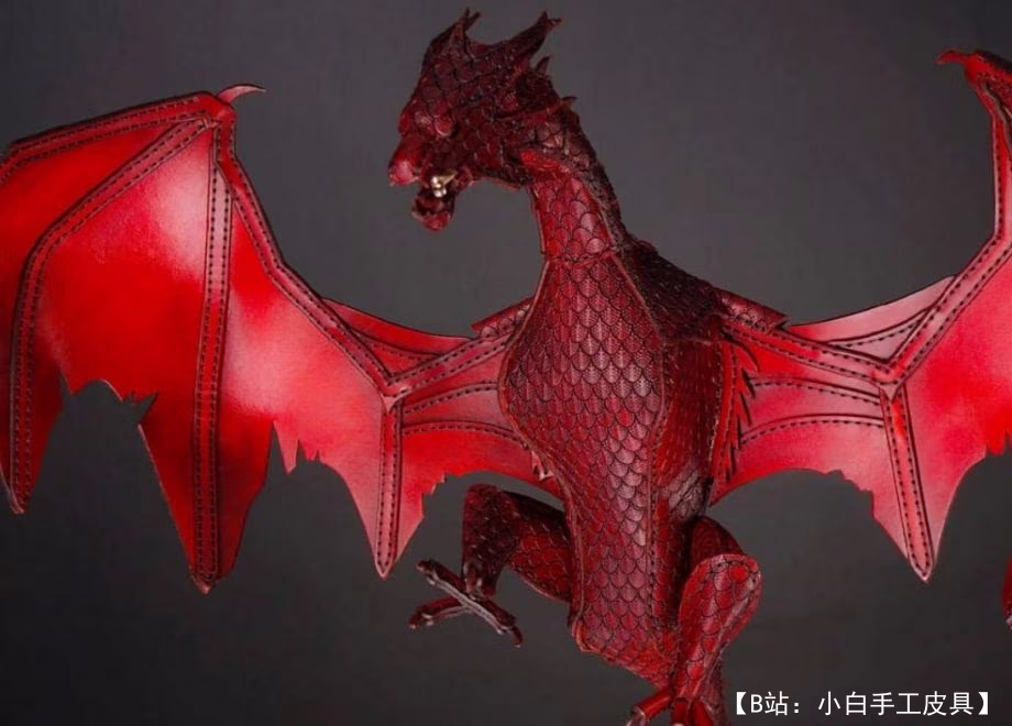 皮革龙玩具图案 - 3