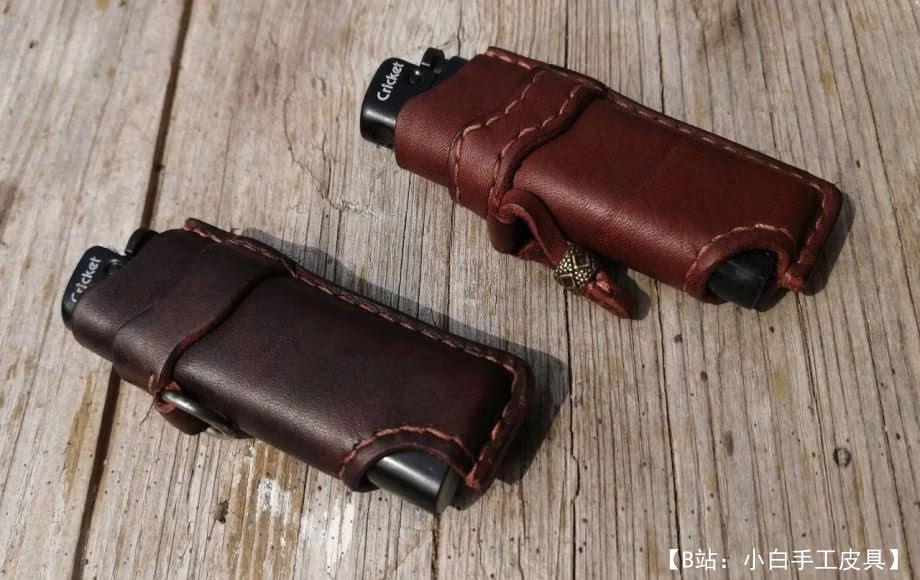 带珠打火机的皮套图案 - 1