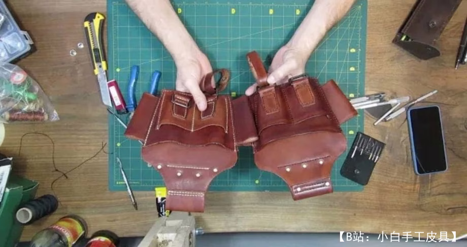 用于工具和其他产品的腰包图案 - 1