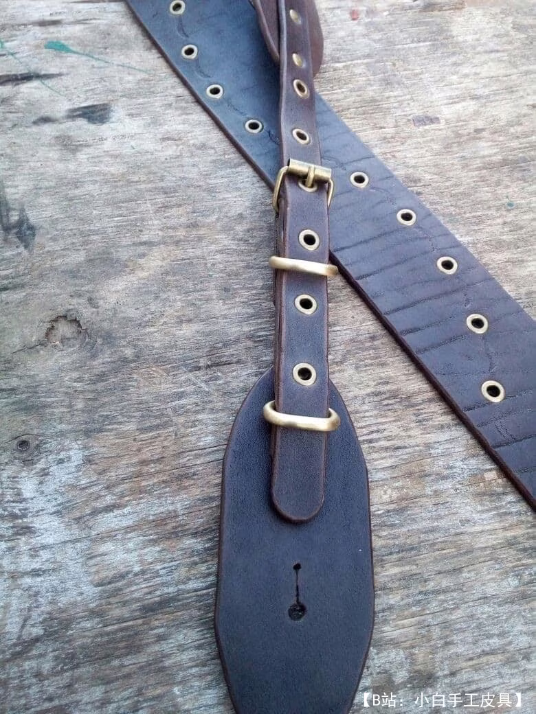 皮革吉他背带图案 - 1