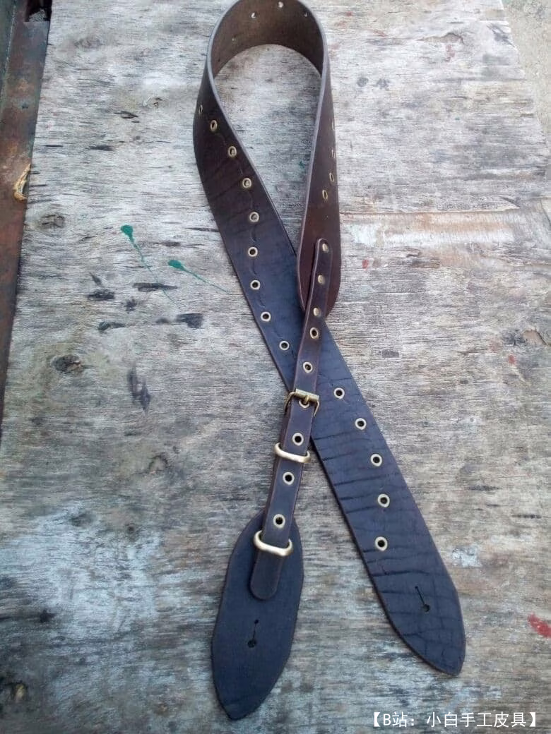 皮革吉他背带图案 - 2