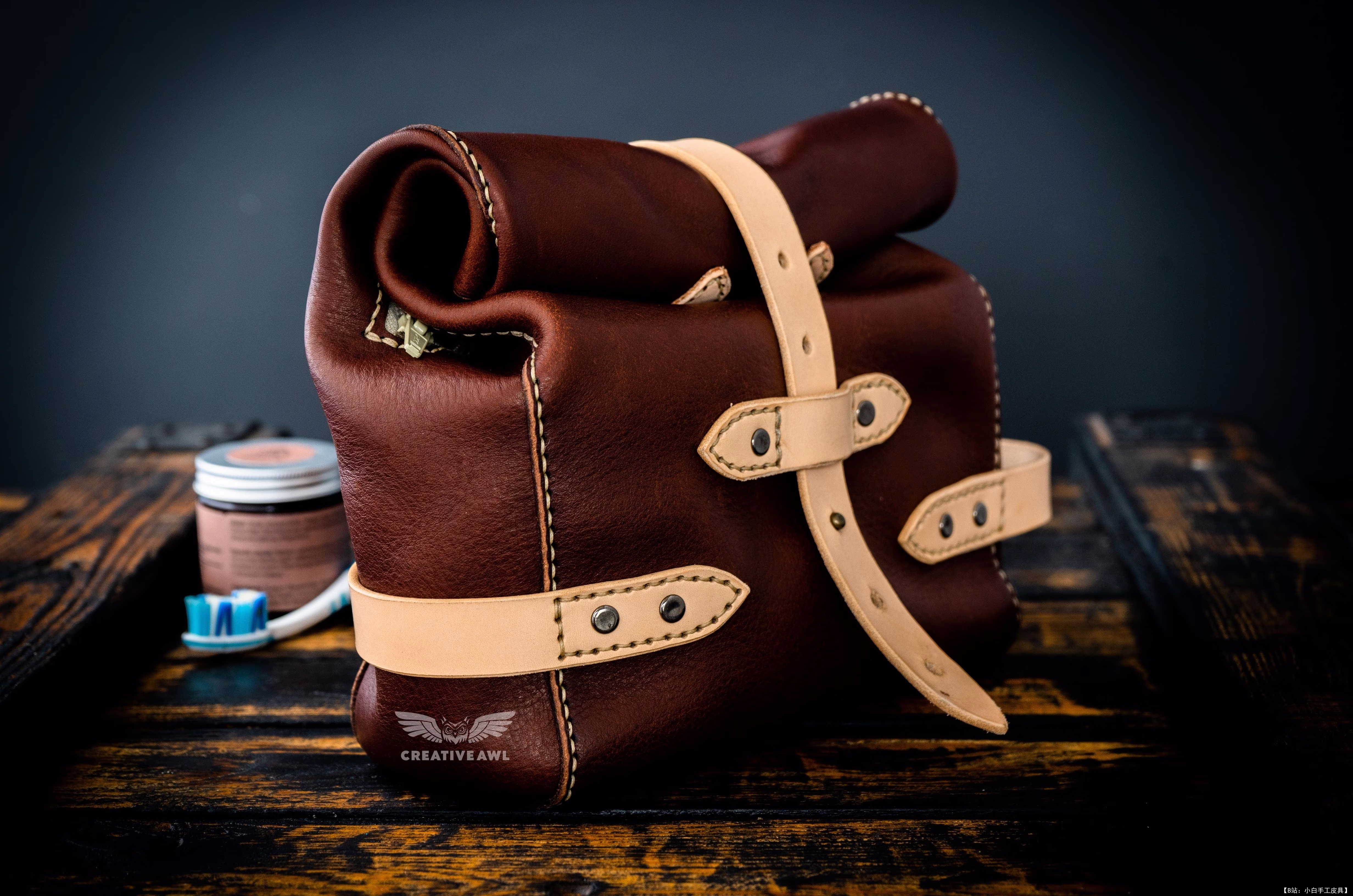 皮革化妆包“Carlo”的图案 - 2