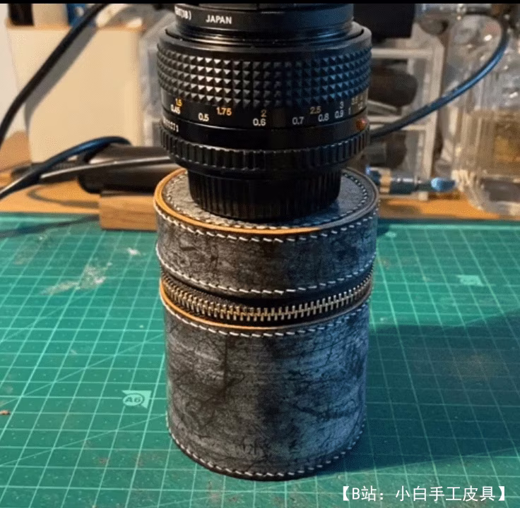 皮革单反相机镜头盒图案 - 1