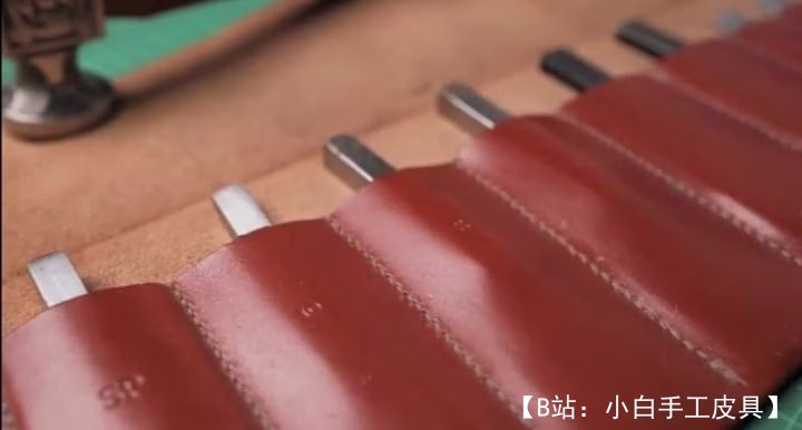 打孔用皮革铅笔盒的图案 - 2