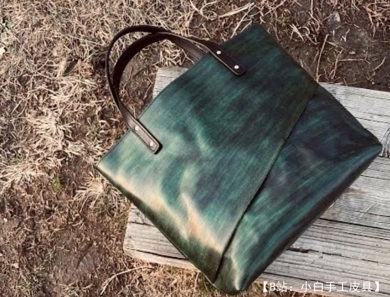 皮革购物袋图案 - 1