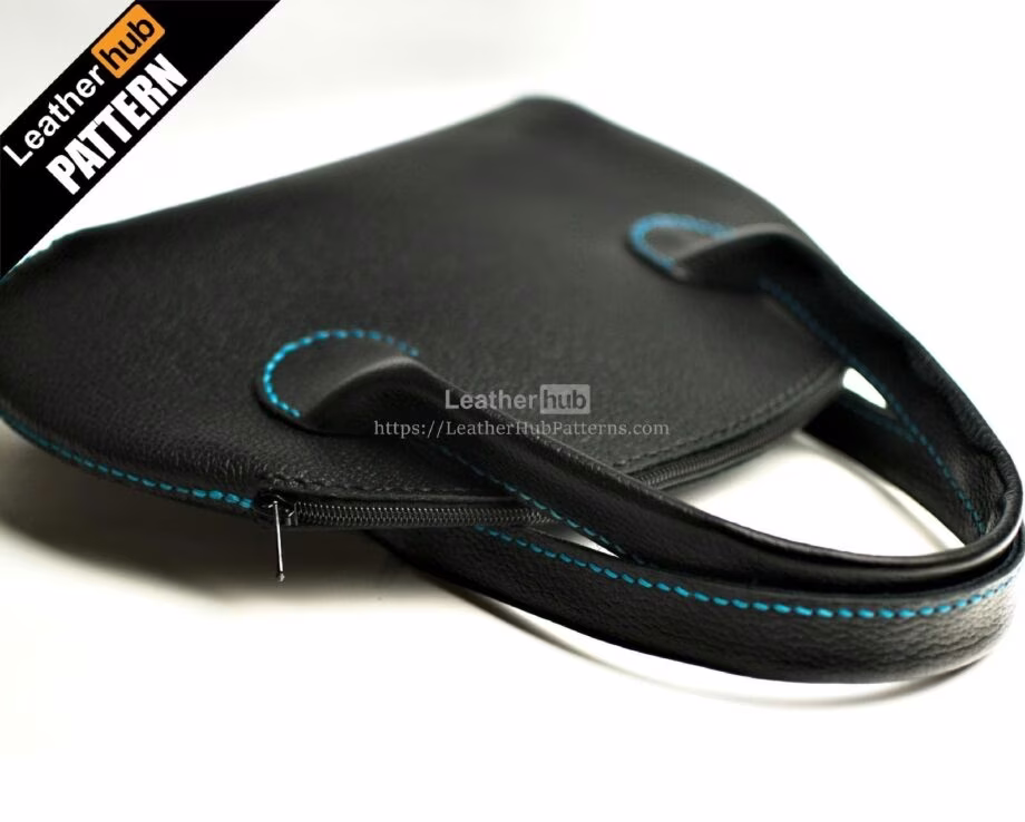 Выкройка кожаная женская сумочка/клатч - 4