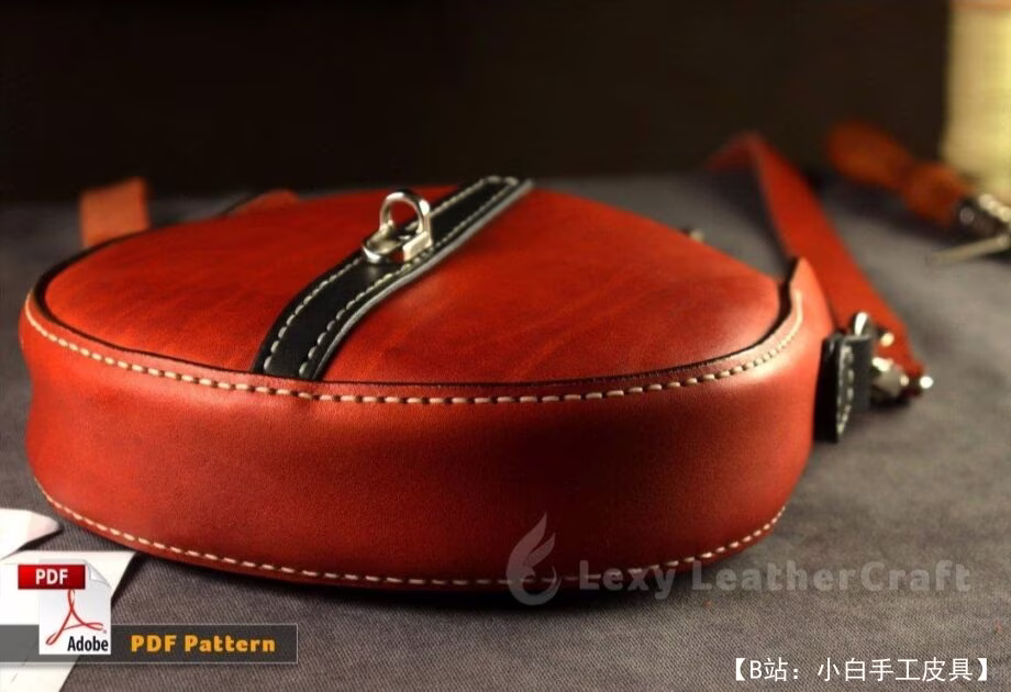 女士皮革斜挎包图案 - 2