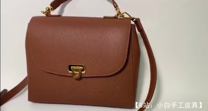 女士皮革斜挎包图案 - 1