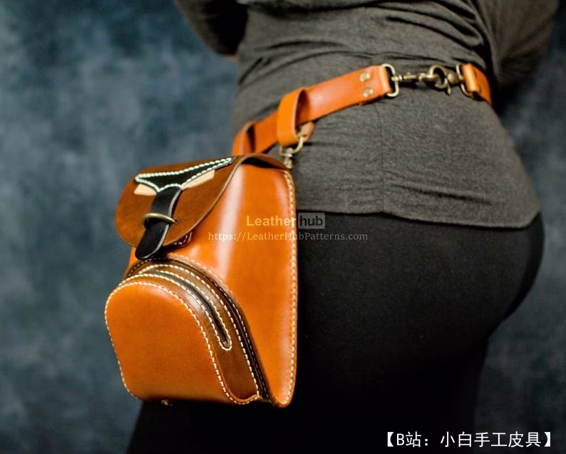 皮革腰包图案 - 3
