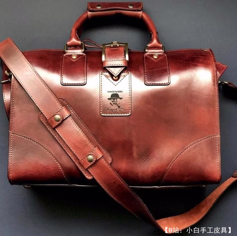 皮革公文包医生包/挎包图案 - 1