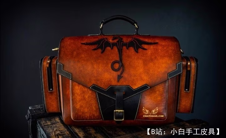 皮革背包/变形包图案 - 3