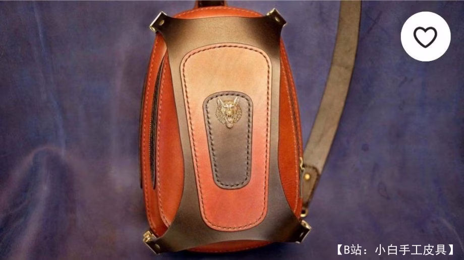 图案皮包 Sling（吊带）单肩背包 - 2