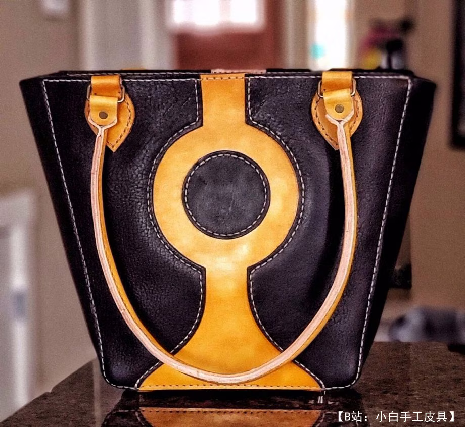 皮革购物袋图案 - 1