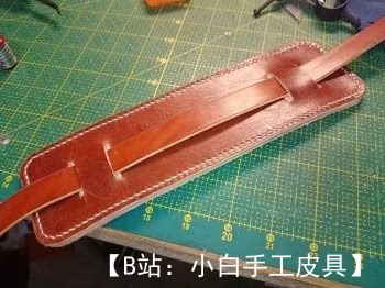 简单软皮革斜挎包的图案 - 3