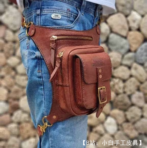 皮革腰包图案 - 2