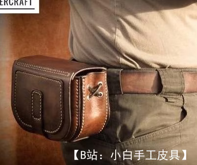 皮带用皮包图案（作为摄影师的包） - 1