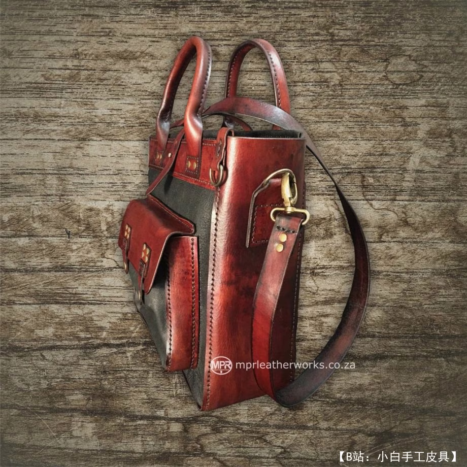 带拉链的文件皮包图案 - 2