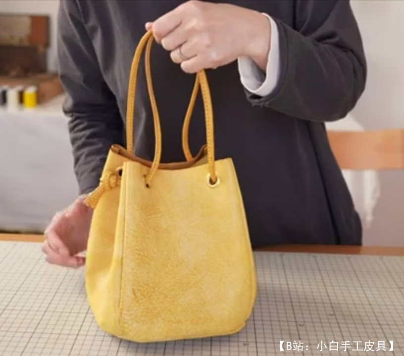 简约女式水桶包图案（自由图案水桶包） - 1