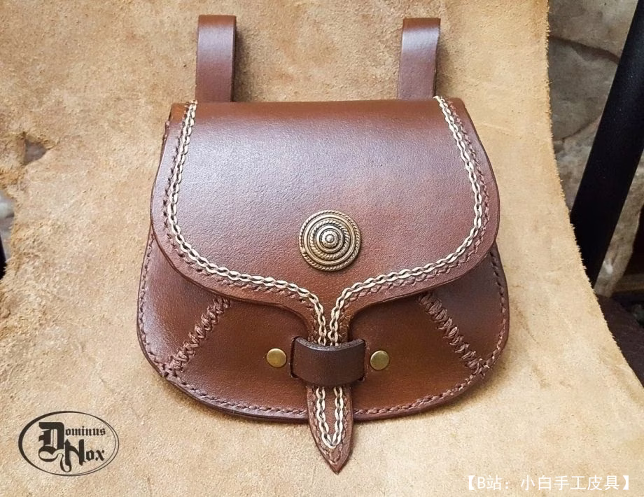 用于各种小物品的皮革腰包的图案 - 1