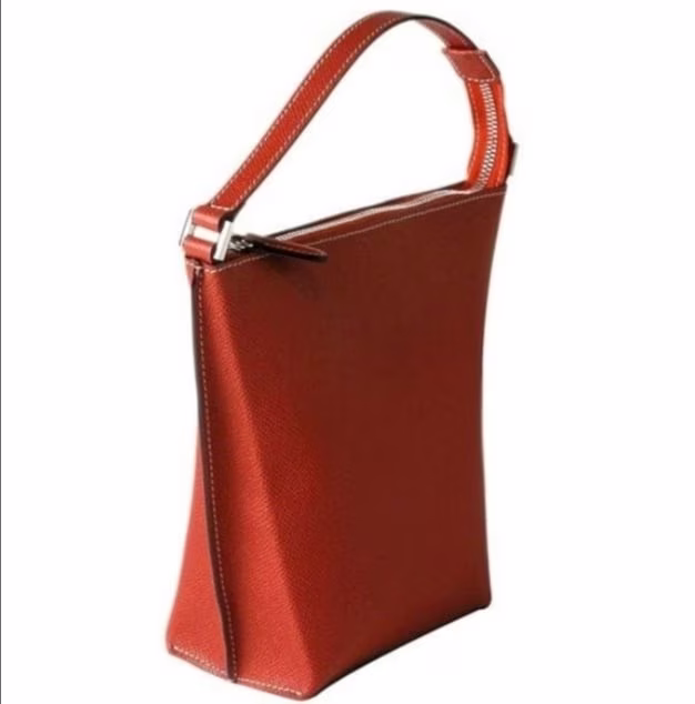 带图案女式拉链皮革购物包 - 1