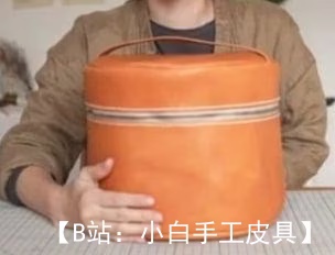 圆顶礼帽皮包图案 - 1