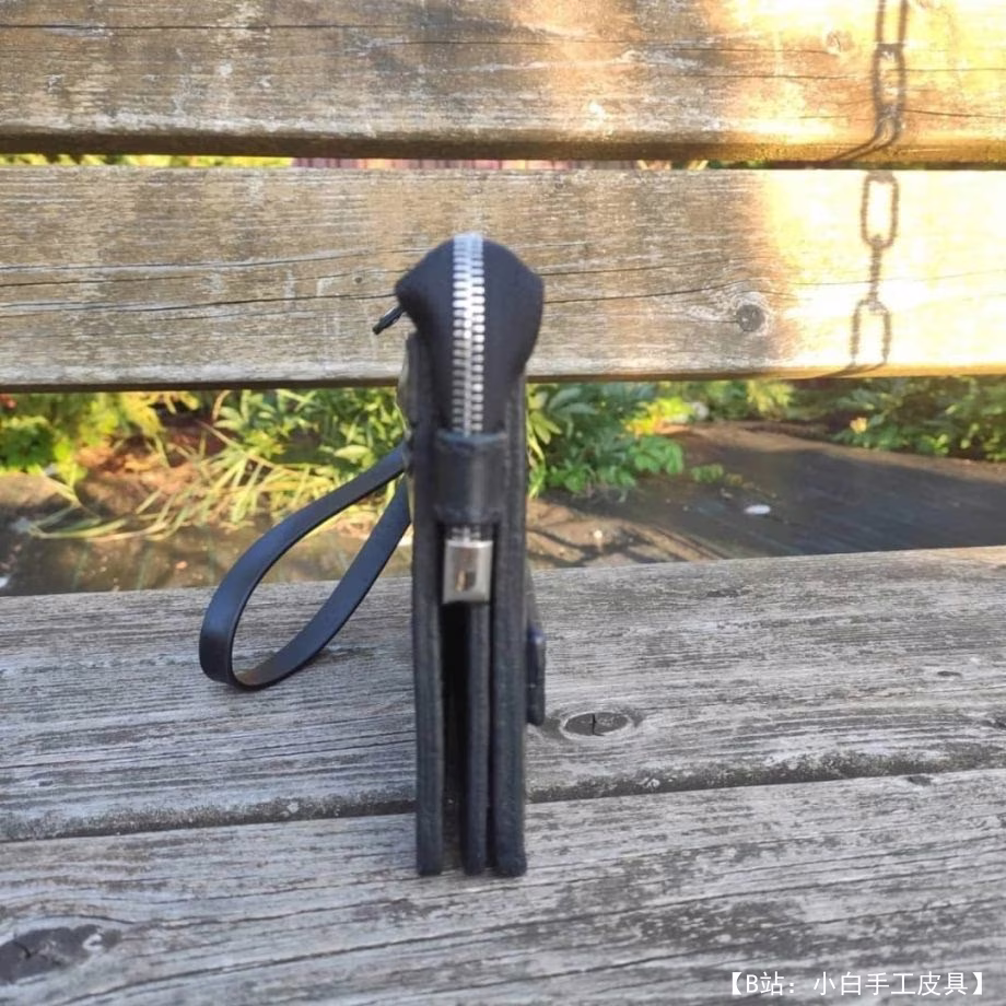 智能手机皮革男士手拿包的图案 - 3