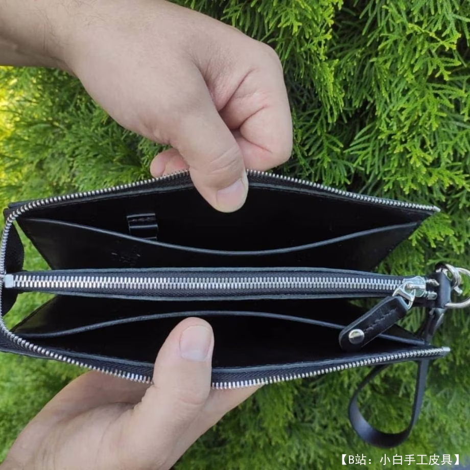 智能手机皮革男士手拿包的图案 - 5