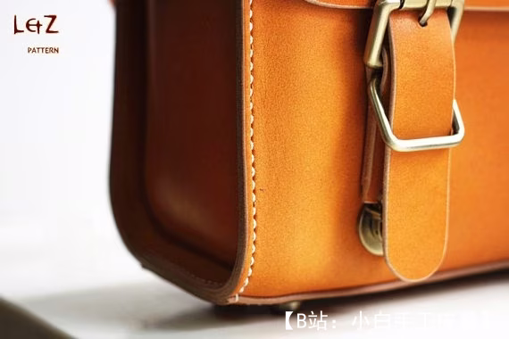 用于文件和笔记本电脑的皮革公文包的图案 - 4