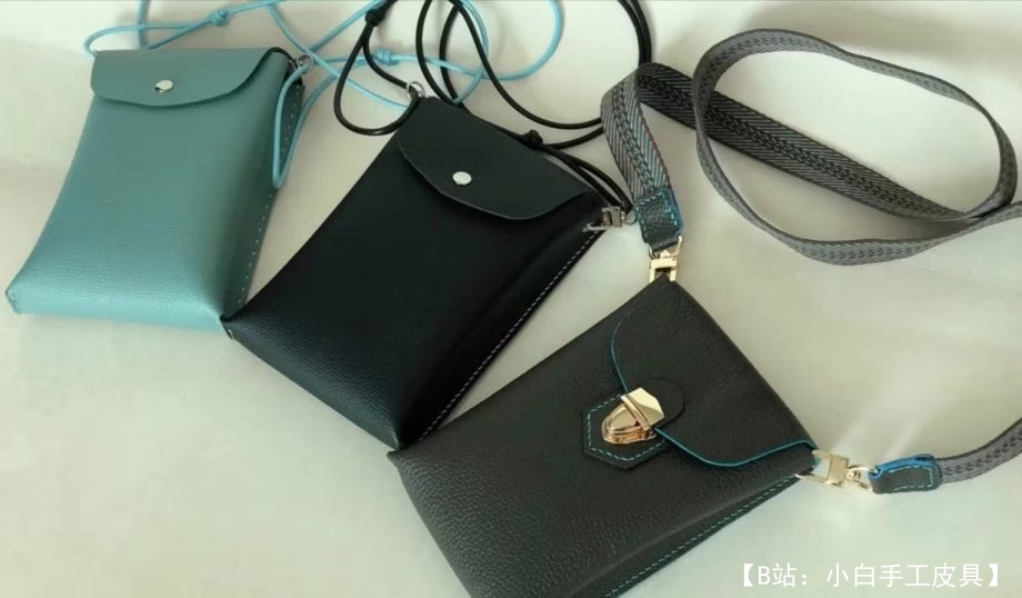 皮革智能手机包的图案 - 2