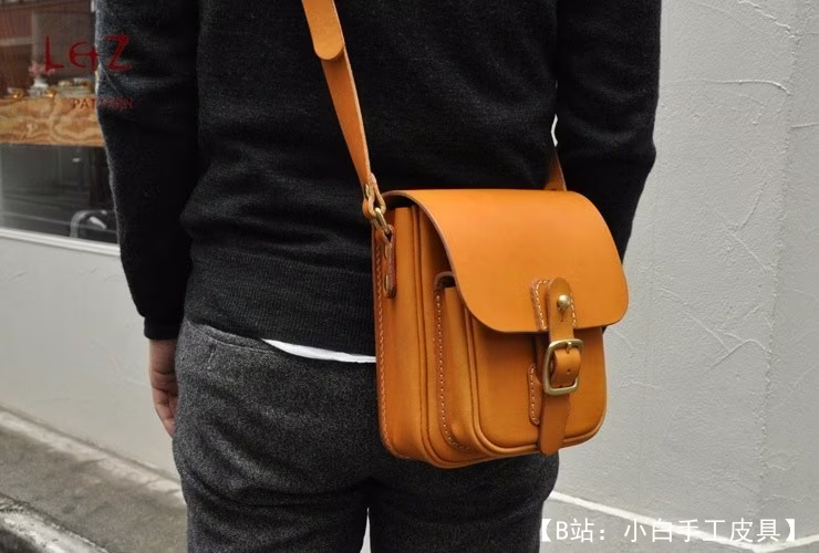 男士文件包和智能手机的图案 - 1