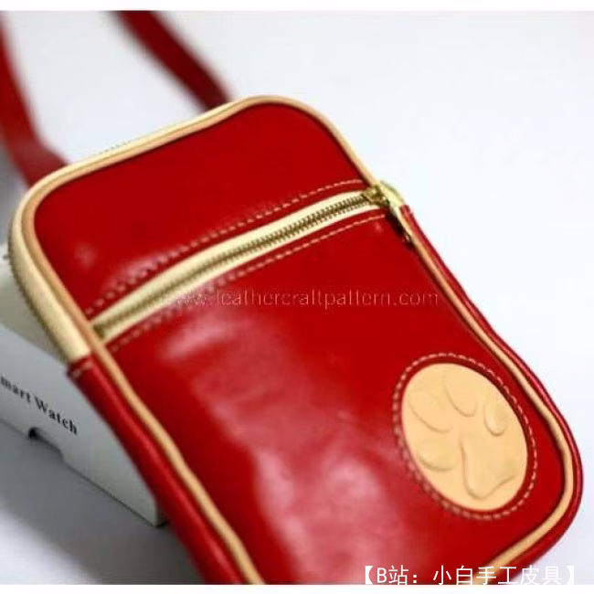 用于智能手机或文件的小皮包的图案 - 3