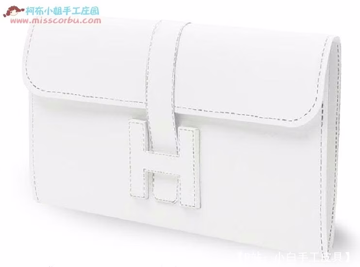 图案皮革手拿包 HERMES Birkin - 1