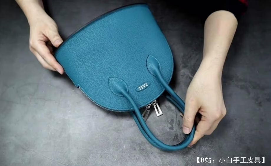 漂亮的皮革女式圆顶硬礼包的图案 - 4