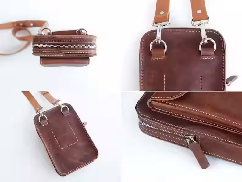 智能手机皮革手提包的图案 - 3