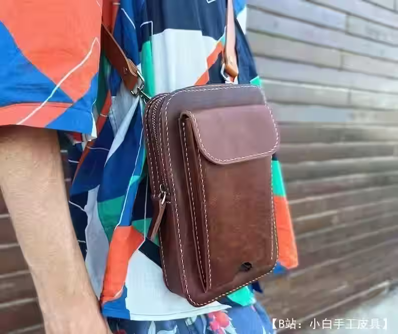 智能手机皮革手提包的图案 - 4