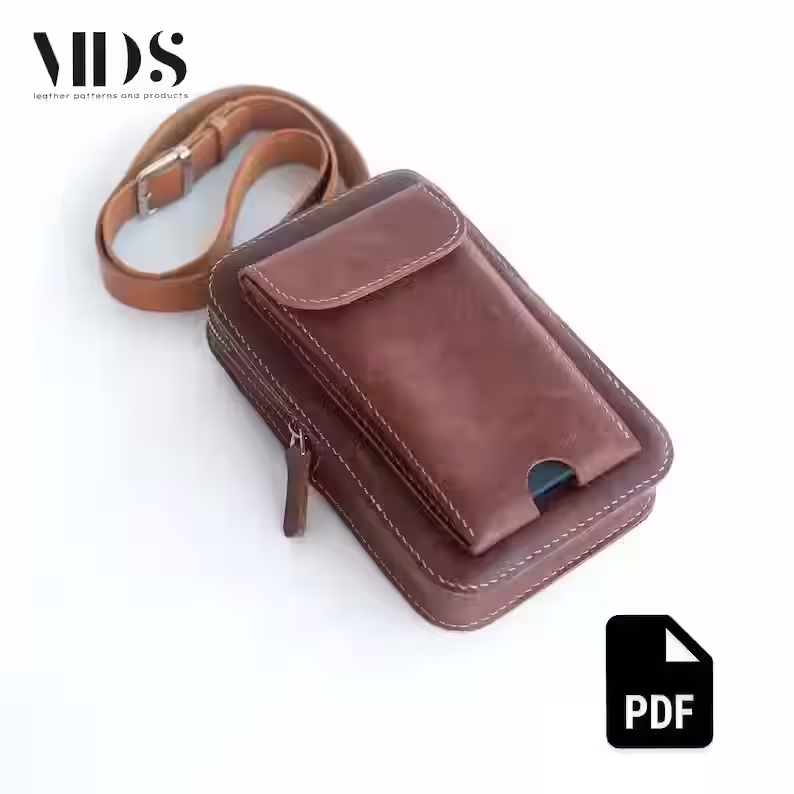 智能手机皮革手提包的图案 - 5